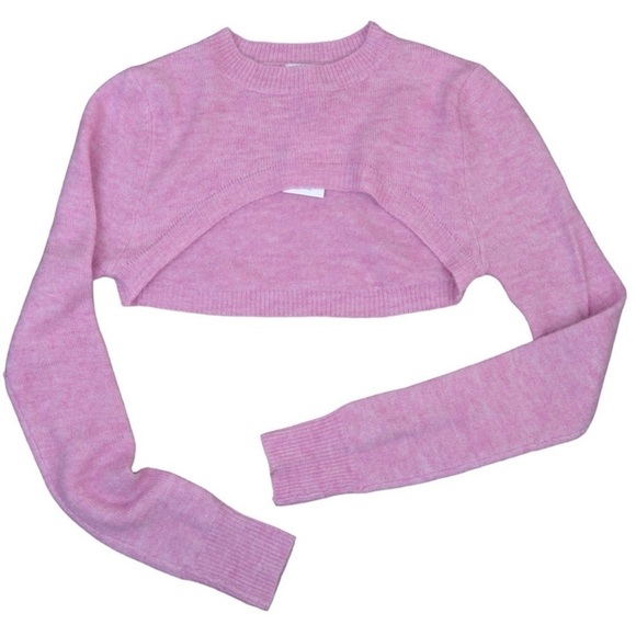 COTTON:ON Fluffy Shrug Sweater in Power Pink Marie - Picture 5 of 5